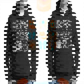 Howdy Christmas Coquette Bow Santa Cowboy Western Christmas Hoodie - Thegiftio UK