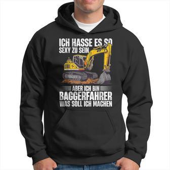 Ich Bin Baggerfahrer Construction Worker Digger Kapuzenpullover - Geschenkecke