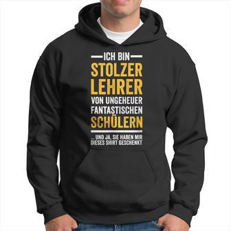 Ich Bin Stolzer Lehreron Fantastische Students Kapuzenpullover - Geschenkecke