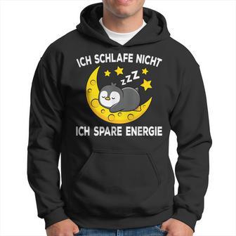 Ich Schlafe Nicht Ich Spare Energy Sleep Penguin Nightdress Kapuzenpullover - Geschenkecke