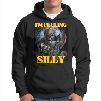 I'm Feeling Silly Edgy Hard Skeleton Meme Hoodie - Thegiftio UK