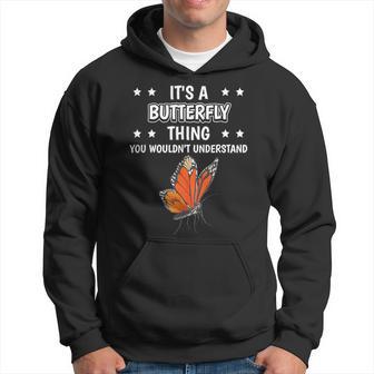 Ist So Ein Schmetterling Ding Lustiger Spruch Schmetterlinge Kapuzenpullover - Geschenkecke