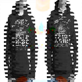 Most Likely To Pet All The Dogs Dog Lover Christmas Hoodie - Monsterry