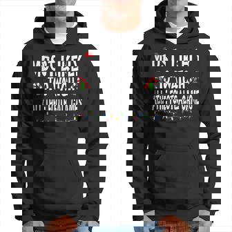 Most Likely To Watch Football Games Family Christmas Hoodie - Monsterry