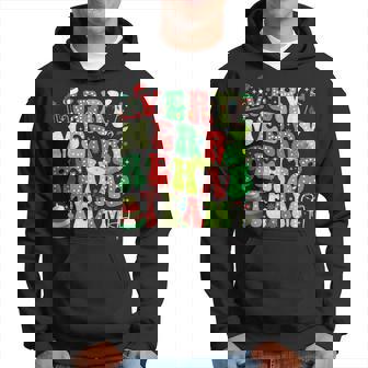 Very Merry Rehab Team Christmas Physical Therapist Hoodie | Mazezy
