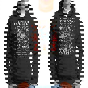 Merry Yule Happy Solstice Cottagecore Scandinavian Christmas Hoodie | Mazezy