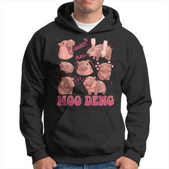 Moo Deng 2024 Moo Deng Moo Deng Cute Hippo Kapuzenpullover - Geschenkecke