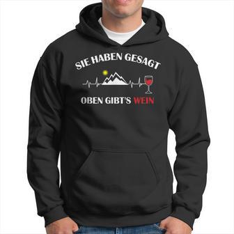 Oben Gibts Wein 'Oben Gibts Wein' Kapuzenpullover - Geschenkecke