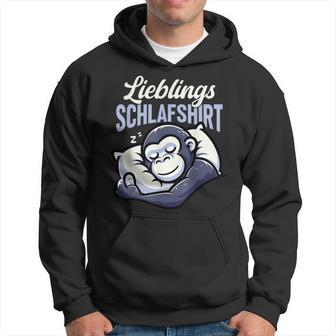 Offizielles Schlaf Gorilla Langschläfer Morgenmuffel Kapuzenpullover - Geschenkecke