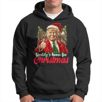 Papa Ist Zu Weihnachten Zu Hause Trump Kapuzenpullover - Geschenkecke