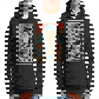 Ramen Japanese Kawaii Monkey Graphic Anime Hoodie - Thegiftio