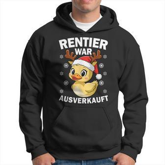 Reindeer Was Out Sold Christmas Elk Slogan Kapuzenpullover - Geschenkecke