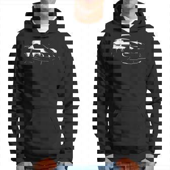 Retro 911 Silhouette Classic Car Graphic For Dad Hoodie - Thegiftio