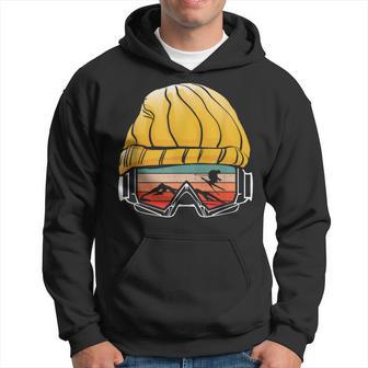 Retro For Skiing Alps Slopes Apres Kapuzenpullover - Geschenkecke