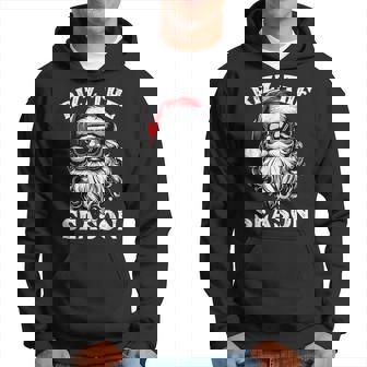 Rizz The Season Santa Claus Christmas Season Rizzler Hoodie | Seseable UK