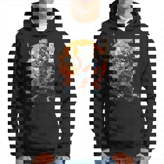 Samurai Warrior Raton Laveurintage Japonais Harajuku Sweat à capuche - Cadeauxyz