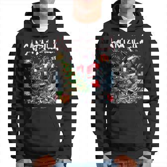 Santazilla Japanese Santa Christmas Monster Kaiju Hoodie - Seseable