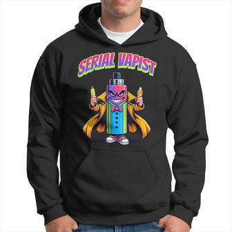 Serial Vapist Eccentric E Cig Vapers Sinister Vape Hoodie - Thegiftio UK