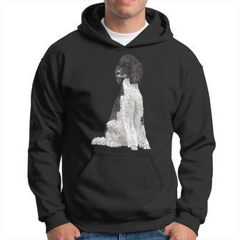 Sitting Dog Poodle Hoodie - Thegiftio UK