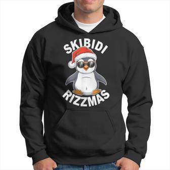 Skibidi Rizzmas Christmas Christmas Season Penguin Hoodie - Thegiftio UK