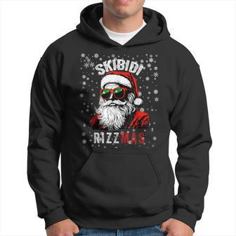 Skibidi Rizzmas Santa Xmas Hoodie - Thegiftio UK