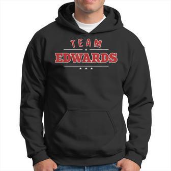 Team Edwards Personalised Surname Family Sports S Kapuzenpullover - Geschenkecke