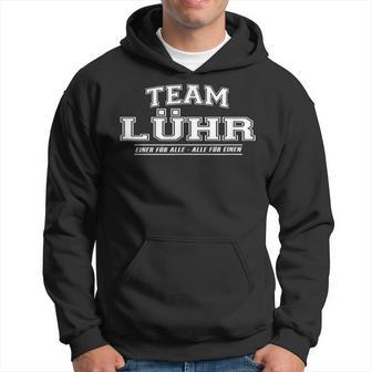 Team Lühr Stolze Familie Nachname Geschenk Kapuzenpullover - Geschenkecke