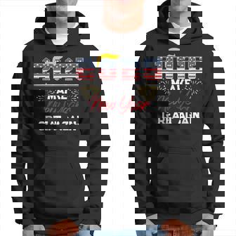 Trump Make New Year Great Again Happy New Years Eve Day 2025 Hoodie - Thegiftio UK
