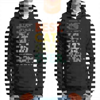 Uomo Best Cat Dad Ever Retro Felpa con cappuccio - Novitaregali