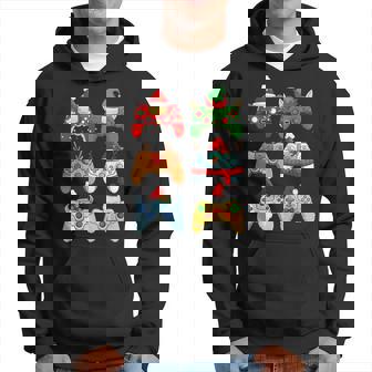 Video Game Christmas Controller Xmas Gamer Santa Hat Boys Hoodie - Thegiftio UK