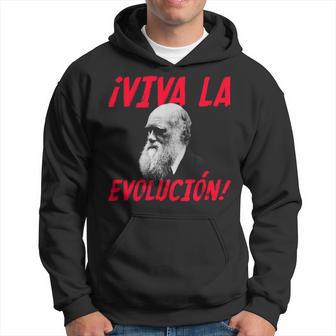 Viva La Evolución Charles Darwin Portrait Boys Kapuzenpullover - Geschenkecke