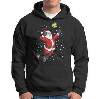 Volleyball Santa Claus Christmas Kapuzenpullover - Geschenkecke