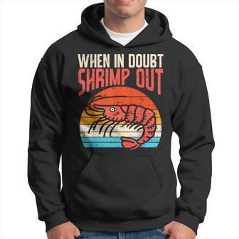 When In Doubt Shrimp Out Retro Bjj Brazilian Jiu Jitsu Kapuzenpullover - Geschenkecke