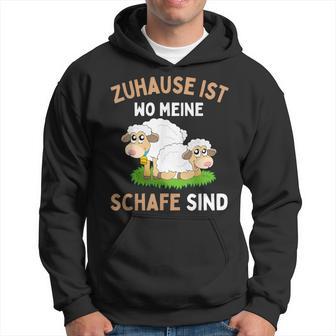 Zuhause Ist Wo Meine Schafe Sind Kapuzenpullover - Geschenkecke