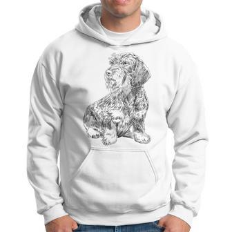 Dachshund Dog Rough Haardshund Kapuzenpullover - Geschenkecke