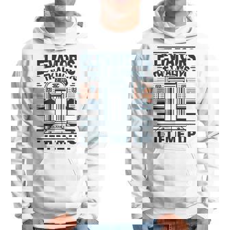 Elevators They Always Lift Me Up Elevator Mechanic Boy Hoodie - Seseable