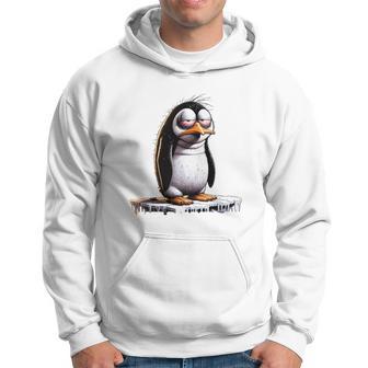 Guten Morgen Ganz Dünnes Eis Saying Penguin Kapuzenpullover - Geschenkecke