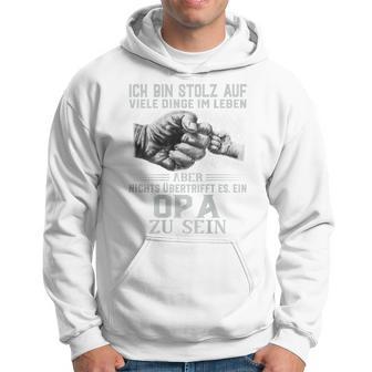 Ich Bin Stolz Aufiele Dinge Nichts Übertrifft Es Ist Ein Opa German Kapuzenpullover - Geschenkecke