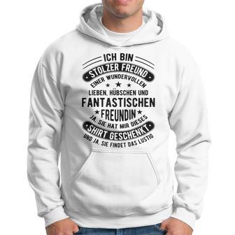 Ich Bin Stolzer Freundgeben Ich Habe Eine Freundin S Kapuzenpullover - Geschenkecke