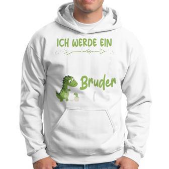 Kinder Ich Werde Ein Großer Bruder 2025 Dinosaur Baby Kapuzenpullover - Geschenkecke