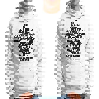 Old Man Strength Weightlift Workouts Gym Quotes Gym Fitness Hoodie - Monsterry