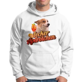 Tasty Aperölchen Holy Corgi Spritz-Tour Dog Spritzy Kapuzenpullover - Geschenkecke