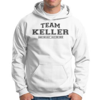 Team Keller Stolze Familie Nachname Geschenk Kapuzenpullover - Geschenkecke