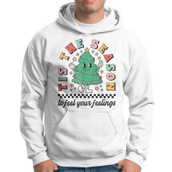 Tis The Season To Feel Feelings School Counselor Christmas Hoodie - Thegiftio UK