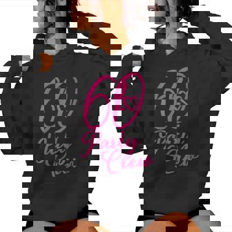 60 Party Crew Pink Matching Group 60Th Birthday Women Hoodie | Mazezy