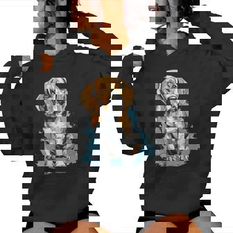 Adorable Beagle Pet Portraits Capture Puppy Love Women's Hoodie - Monsterry