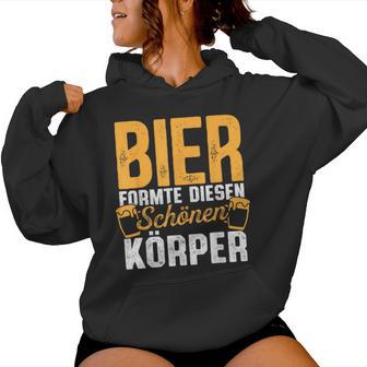 Beer Formte Diesen Schönen Körper Drinking Saying Kapuzenpullover für Damen - Geschenkecke