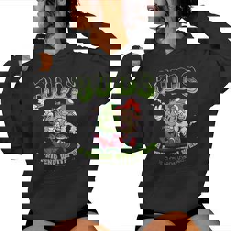 Buds A Friend With Weed Mushroom Marijuana Stoner Women Hoodie - Monsterry