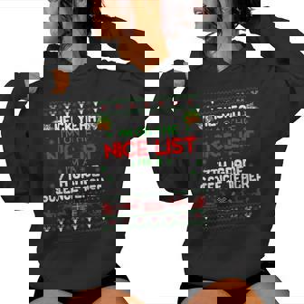Christmas 7Th Grade Science Teacher Reindeer Ugly Sweater Women Hoodie - Monsterry