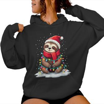 Christmas Children Sloth Xmas Family Kapuzenpullover für Damen - Geschenkecke